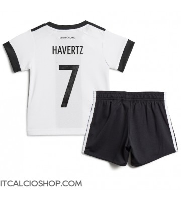 Germania Kai Havertz #7 Prima Maglia Bambino Mondiali 2022 Manica Corta (+ Pantaloni corti)